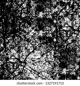 Rough, scratch, splatter grunge pattern design brush strokes. Overlay texture. Faded black-white dyed paper texture. Sketch grunge design. Use for poster, cover, banner, mock-up, stickers layout.