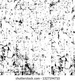 Rough, scratch, splatter grunge pattern design brush strokes. Overlay texture. Faded black-white dyed paper texture. Sketch grunge design. Use for poster, cover, banner, mock-up, stickers layout.