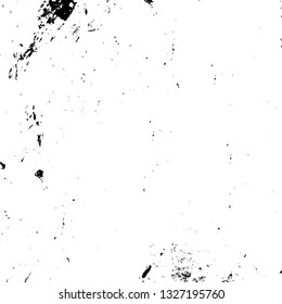Rough, scratch, splatter grunge pattern design brush strokes. Overlay texture. Faded black-white dyed paper texture. Sketch grunge design. Use for poster, cover, banner, mock-up, stickers layout.