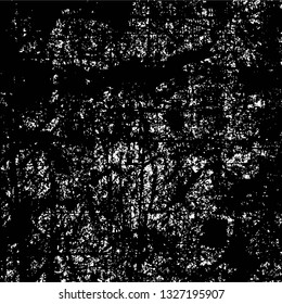 Rough, scratch, splatter grunge pattern design brush strokes. Overlay texture. Faded black-white dyed paper texture. Sketch grunge design. Use for poster, cover, banner, mock-up, stickers layout.