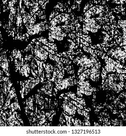 Rough, scratch, splatter grunge pattern design brush strokes. Overlay texture. Faded black-white dyed paper texture. Sketch grunge design. Use for poster, cover, banner, mock-up, stickers layout.