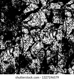 Rough, scratch, splatter grunge pattern design brush strokes. Overlay texture. Faded black-white dyed paper texture. Sketch grunge design. Use for poster, cover, banner, mock-up, stickers layout.