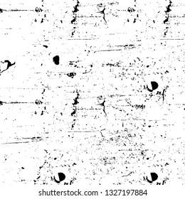 Rough, scratch, splatter grunge pattern design brush strokes. Overlay texture. Faded black-white dyed paper texture. Sketch grunge design. Use for poster, cover, banner, mock-up, stickers layout.