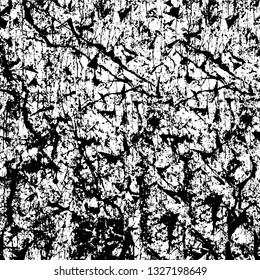 Rough, scratch, splatter grunge pattern design brush strokes. Overlay texture. Faded black-white dyed paper texture. Sketch grunge design. Use for poster, cover, banner, mock-up, stickers layout.