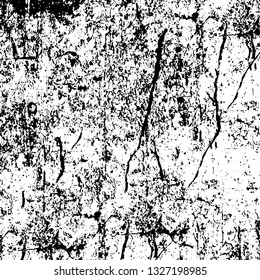 Rough, scratch, splatter grunge pattern design brush strokes. Overlay texture. Faded black-white dyed paper texture. Sketch grunge design. Use for poster, cover, banner, mock-up, stickers layout.