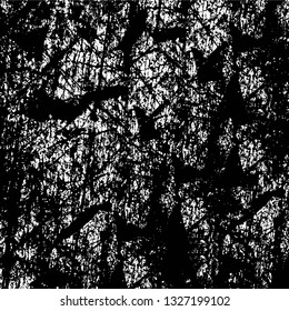 Rough, scratch, splatter grunge pattern design brush strokes. Overlay texture. Faded black-white dyed paper texture. Sketch grunge design. Use for poster, cover, banner, mock-up, stickers layout.
