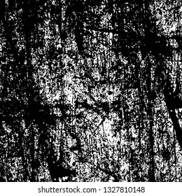 Rough, scratch, splatter grunge pattern design brush strokes. Overlay texture. Faded black-white dyed paper texture. Sketch grunge design. Use for poster, cover, banner, mock-up, stickers layout.