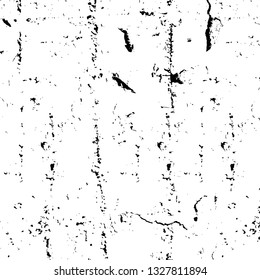 Rough, scratch, splatter grunge pattern design brush strokes. Overlay texture. Faded black-white dyed paper texture. Sketch grunge design. Use for poster, cover, banner, mock-up, stickers layout.