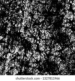 Rough, scratch, splatter grunge pattern design brush strokes. Overlay texture. Faded black-white dyed paper texture. Sketch grunge design. Use for poster, cover, banner, mock-up, stickers layout.