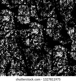 Rough, scratch, splatter grunge pattern design brush strokes. Overlay texture. Faded black-white dyed paper texture. Sketch grunge design. Use for poster, cover, banner, mock-up, stickers layout.