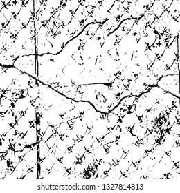 Rough, scratch, splatter grunge pattern design brush strokes. Overlay texture. Faded black-white dyed paper texture. Sketch grunge design. Use for poster, cover, banner, mock-up, stickers layout.