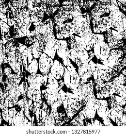 Rough, scratch, splatter grunge pattern design brush strokes. Overlay texture. Faded black-white dyed paper texture. Sketch grunge design. Use for poster, cover, banner, mock-up, stickers layout.