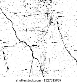 Rough, scratch, splatter grunge pattern design brush strokes. Overlay texture. Faded black-white dyed paper texture. Sketch grunge design. Use for poster, cover, banner, mock-up, stickers layout.