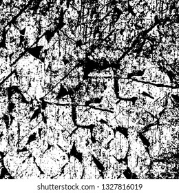 Rough, scratch, splatter grunge pattern design brush strokes. Overlay texture. Faded black-white dyed paper texture. Sketch grunge design. Use for poster, cover, banner, mock-up, stickers layout.