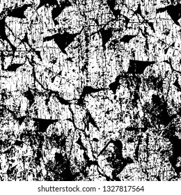 Rough, scratch, splatter grunge pattern design brush strokes. Overlay texture. Faded black-white dyed paper texture. Sketch grunge design. Use for poster, cover, banner, mock-up, stickers layout.