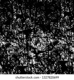 Rough, scratch, splatter grunge pattern design brush strokes. Overlay texture. Faded black-white dyed paper texture. Sketch grunge design. Use for poster, cover, banner, mock-up, stickers layout.
