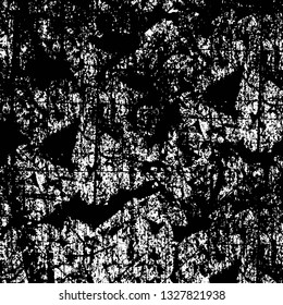 Rough, scratch, splatter grunge pattern design brush strokes. Overlay texture. Faded black-white dyed paper texture. Sketch grunge design. Use for poster, cover, banner, mock-up, stickers layout.