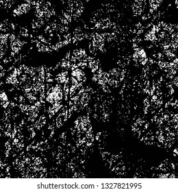 Rough, scratch, splatter grunge pattern design brush strokes. Overlay texture. Faded black-white dyed paper texture. Sketch grunge design. Use for poster, cover, banner, mock-up, stickers layout.