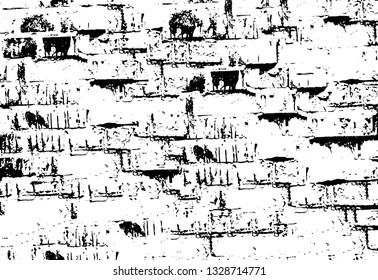 Rough, scratch, splatter grunge pattern design brush strokes. Overlay texture. Faded black-white dyed paper texture. Sketch grunge design. Use for poster, cover, banner, mock-up, stickers layout.