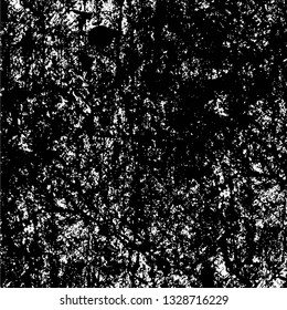 Rough, scratch, splatter grunge pattern design brush strokes. Overlay texture. Faded black-white dyed paper texture. Sketch grunge design. Use for poster, cover, banner, mock-up, stickers layout.