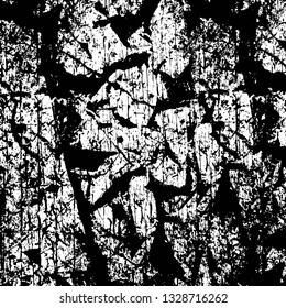 Rough, scratch, splatter grunge pattern design brush strokes. Overlay texture. Faded black-white dyed paper texture. Sketch grunge design. Use for poster, cover, banner, mock-up, stickers layout.
