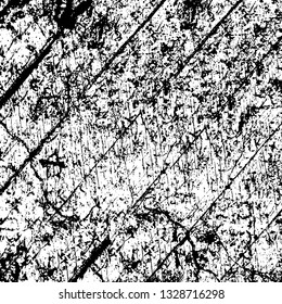 Rough, scratch, splatter grunge pattern design brush strokes. Overlay texture. Faded black-white dyed paper texture. Sketch grunge design. Use for poster, cover, banner, mock-up, stickers layout.