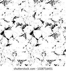 Rough, scratch, splatter grunge pattern design brush strokes. Overlay texture. Faded black-white dyed paper texture. Sketch grunge design. Use for poster, cover, banner, mock-up, stickers layout.