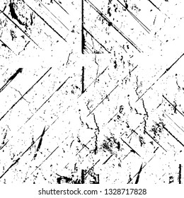 Rough, scratch, splatter grunge pattern design brush strokes. Overlay texture. Faded black-white dyed paper texture. Sketch grunge design. Use for poster, cover, banner, mock-up, stickers layout.