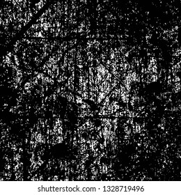 Rough, scratch, splatter grunge pattern design brush strokes. Overlay texture. Faded black-white dyed paper texture. Sketch grunge design. Use for poster, cover, banner, mock-up, stickers layout.