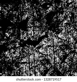 Rough, scratch, splatter grunge pattern design brush strokes. Overlay texture. Faded black-white dyed paper texture. Sketch grunge design. Use for poster, cover, banner, mock-up, stickers layout.