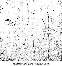 Rough, scratch, splatter grunge pattern design brush strokes. Overlay texture. Faded black-white dyed paper texture. Sketch grunge design. Use for poster, cover, banner, mock-up, stickers layout.