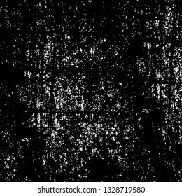 Rough, scratch, splatter grunge pattern design brush strokes. Overlay texture. Faded black-white dyed paper texture. Sketch grunge design. Use for poster, cover, banner, mock-up, stickers layout.
