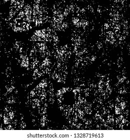 Rough, scratch, splatter grunge pattern design brush strokes. Overlay texture. Faded black-white dyed paper texture. Sketch grunge design. Use for poster, cover, banner, mock-up, stickers layout.