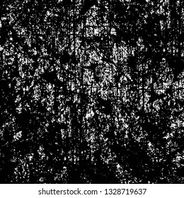 Rough, scratch, splatter grunge pattern design brush strokes. Overlay texture. Faded black-white dyed paper texture. Sketch grunge design. Use for poster, cover, banner, mock-up, stickers layout.