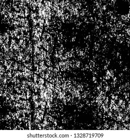 Rough, scratch, splatter grunge pattern design brush strokes. Overlay texture. Faded black-white dyed paper texture. Sketch grunge design. Use for poster, cover, banner, mock-up, stickers layout.