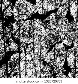 Rough, scratch, splatter grunge pattern design brush strokes. Overlay texture. Faded black-white dyed paper texture. Sketch grunge design. Use for poster, cover, banner, mock-up, stickers layout.