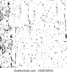 Rough, scratch, splatter grunge pattern design brush strokes. Overlay texture. Faded black-white dyed paper texture. Sketch grunge design. Use for poster, cover, banner, mock-up, stickers layout.