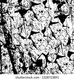Rough, scratch, splatter grunge pattern design brush strokes. Overlay texture. Faded black-white dyed paper texture. Sketch grunge design. Use for poster, cover, banner, mock-up, stickers layout.