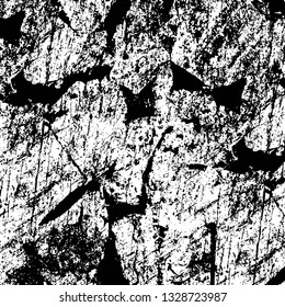 Rough, scratch, splatter grunge pattern design brush strokes. Overlay texture. Faded black-white dyed paper texture. Sketch grunge design. Use for poster, cover, banner, mock-up, stickers layout.