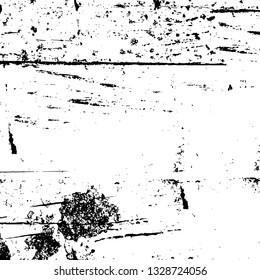 Rough, scratch, splatter grunge pattern design brush strokes. Overlay texture. Faded black-white dyed paper texture. Sketch grunge design. Use for poster, cover, banner, mock-up, stickers layout.