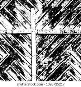 Rough, scratch, splatter grunge pattern design brush strokes. Overlay texture. Faded black-white dyed paper texture. Sketch grunge design. Use for poster, cover, banner, mock-up, stickers layout.