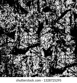 Rough, scratch, splatter grunge pattern design brush strokes. Overlay texture. Faded black-white dyed paper texture. Sketch grunge design. Use for poster, cover, banner, mock-up, stickers layout.