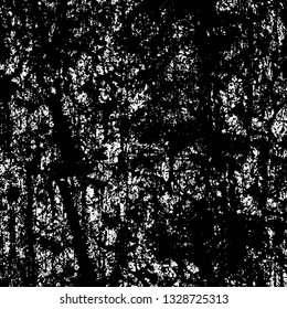 Rough, scratch, splatter grunge pattern design brush strokes. Overlay texture. Faded black-white dyed paper texture. Sketch grunge design. Use for poster, cover, banner, mock-up, stickers layout.