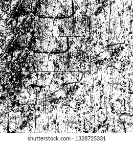 Rough, scratch, splatter grunge pattern design brush strokes. Overlay texture. Faded black-white dyed paper texture. Sketch grunge design. Use for poster, cover, banner, mock-up, stickers layout.