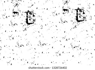Rough, scratch, splatter grunge pattern design brush strokes. Overlay texture. Faded black-white dyed paper texture. Sketch grunge design. Use for poster, cover, banner, mock-up, stickers layout.