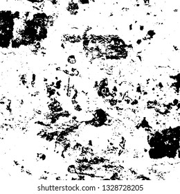 Rough, scratch, splatter grunge pattern design brush strokes. Overlay texture. Faded black-white dyed paper texture. Sketch grunge design. Use for poster, cover, banner, mock-up, stickers layout.