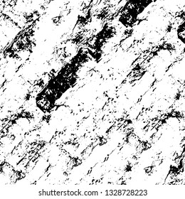 Rough, scratch, splatter grunge pattern design brush strokes. Overlay texture. Faded black-white dyed paper texture. Sketch grunge design. Use for poster, cover, banner, mock-up, stickers layout.