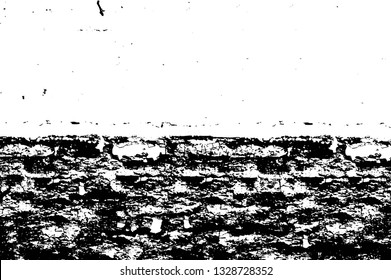 Rough, scratch, splatter grunge pattern design brush strokes. Overlay texture. Faded black-white dyed paper texture. Sketch grunge design. Use for poster, cover, banner, mock-up, stickers layout.