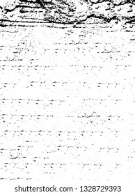 Rough, scratch, splatter grunge pattern design brush strokes. Overlay texture. Faded black-white dyed paper texture. Sketch grunge design. Use for poster, cover, banner, mock-up, stickers layout.