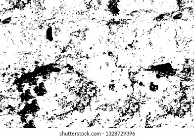 Rough, scratch, splatter grunge pattern design brush strokes. Overlay texture. Faded black-white dyed paper texture. Sketch grunge design. Use for poster, cover, banner, mock-up, stickers layout.